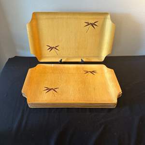 Lot #216 (10) Wood Serving Trays