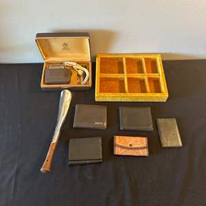 Lot #219 Vintage Craftsman Electra Shaver, Mens Wallets & More