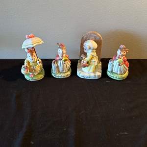 Lot #256 (4) Avon Cherished Moments Figurines 