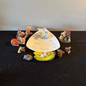 Lot #261 Cute Assortment of Ceramic Mouse Decor