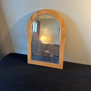 Lot #262 Heavy Wood Framed Mirror