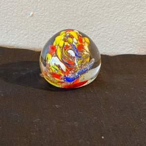 Lot #270 Blown Art Glass Paperweight 