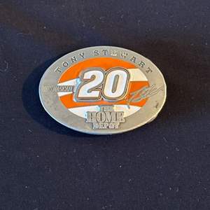 Lot #273 Vintage Nascar Tony Stewart Belt Buckle