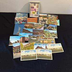 Lot #307 Vintage Post Cards & Stamps