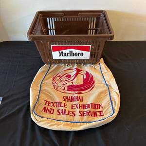 Lot #335 Marlboro Shopping Basket & More