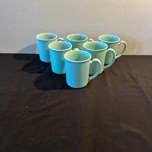 Lot #350 (6) Corning Ware Mugs Set