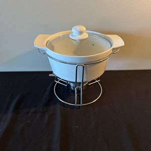 Lot #352 Casserole Dish w/ Stand & Warmer