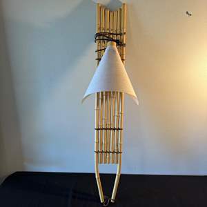 Lot #357 Decorative Bamboo Wall Light