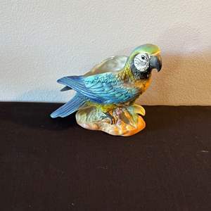 Lot #366 Ceramic Parrot Planter - Japan