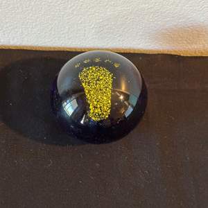 Lot #375 Blown Art Glass Paperweight 