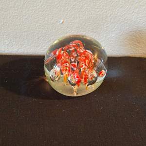 Lot #376 Blown Art Glass Paperweight 