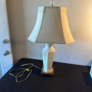 Lot #400 Beautiful Lenox Table Lamp