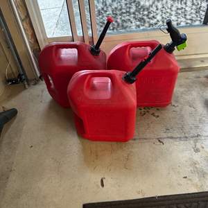 Lot #433 (3) Gas Cans