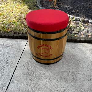 Lot #500 Barrel Stool Cooler Bucket 