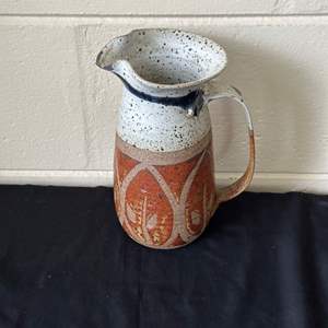 Lot #533 Pottery Creamer Pitcher