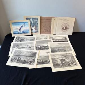 Lot #559 Variety of Sea Themed Prints - Some Signed & Numbered