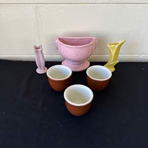 Lot #606 Assorted Ceramic Vases & More