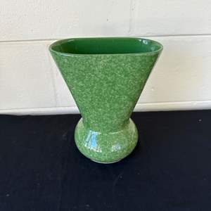 Lot #610 Decorative Green Ceramic Vase