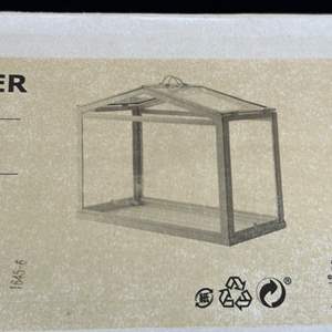 Lot #614 Glass Indoor/Outdoor Greenhouse