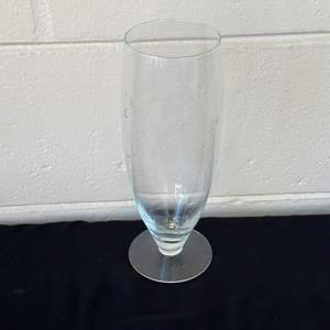 Lot #621 Etched Glass Vase