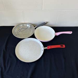 Lot #647 (3) Frying Pans