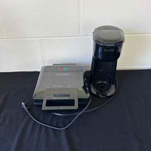 Lot #648 Waffle Maker & Coffee Maker