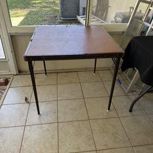 Lot #674 Card Table 