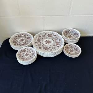 Lot #687 Mason's Dinnerware Set - England