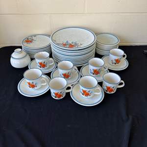 Lot #690 Mikasa Cordon Bleu Dinnerware Set - Japan