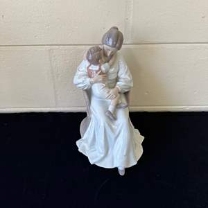 Lot #699 Porcelain Mother Holding Child Figurine - Denmark