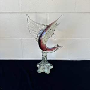 Lot #707 Blown Glass Fish Sculpture