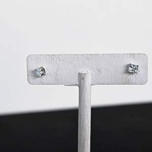 Lot #740 Sterling Silver Stud Earrings 