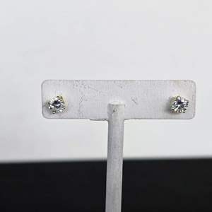 Lot #742 Sterling Silver Stud Earrings 