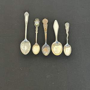 Lot #802 (5) Sterling Silver Spoons - TW is 61.3g