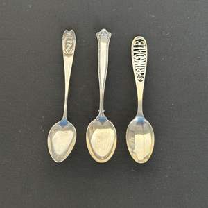 Lot #803 (3) Sterling Silver Spoons - TW is 43.4g