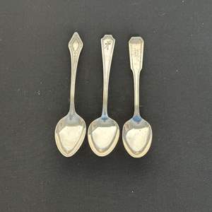 Lot #807 (3) Sterling Silver Spoons - TW is 53.3g