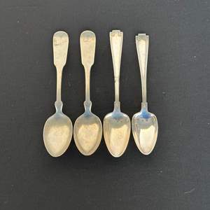 Lot #808 (4) Sterling Silver Spoons - TW is 75.2g