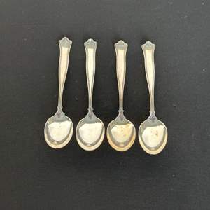 Lot #809 (4) Sterling Silver Spoons - TW is 63.6g