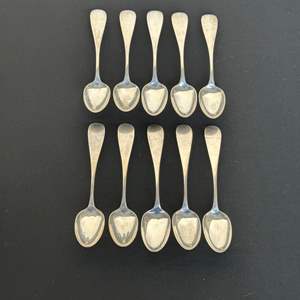 Lot #811 (10) Sterling Silver Spoons - TW is 171.4g