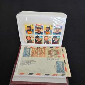 Lot #814 Stamp Collection - Olympics, The Wizard of Oz & More