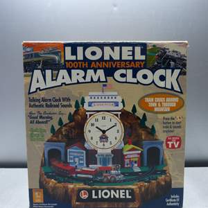 Lot #24 Lionel 100th Anniversary Alarm Clock In Box