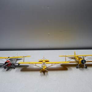 Lot #57 Lot of 3 Model Planes As Shown