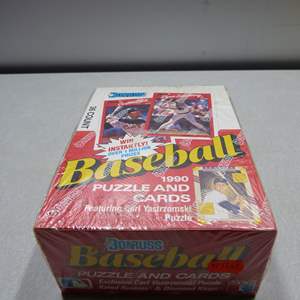 Lot #88 SEALED Case Donruss 1990 Puzzle and Cards