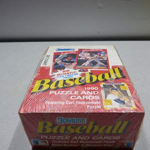 Lot #90 SEALED Case Donruss 1990 Puzzle and Cards