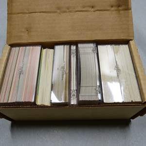 Lot #108 Mixed Lot of Baseball Cards As Shown With Plastic and Cardboard Storage Boxes