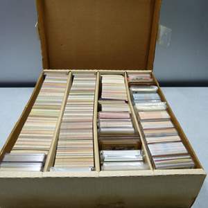 Lot #109 LARGE Box of Mixed Baseball Cards As Shown