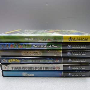 Lot #129 Lot of 6 Nintendo Gamecube Games As Shown