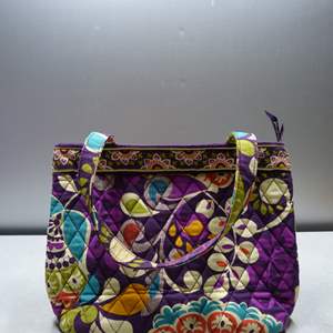 Lot #175 Vera Bradley Plum Crazy Purse