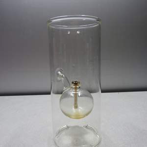 Lot #185 Wolfard Glassblowing Co Oil Lamp