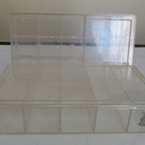 Lot #313 2 plastic organizers